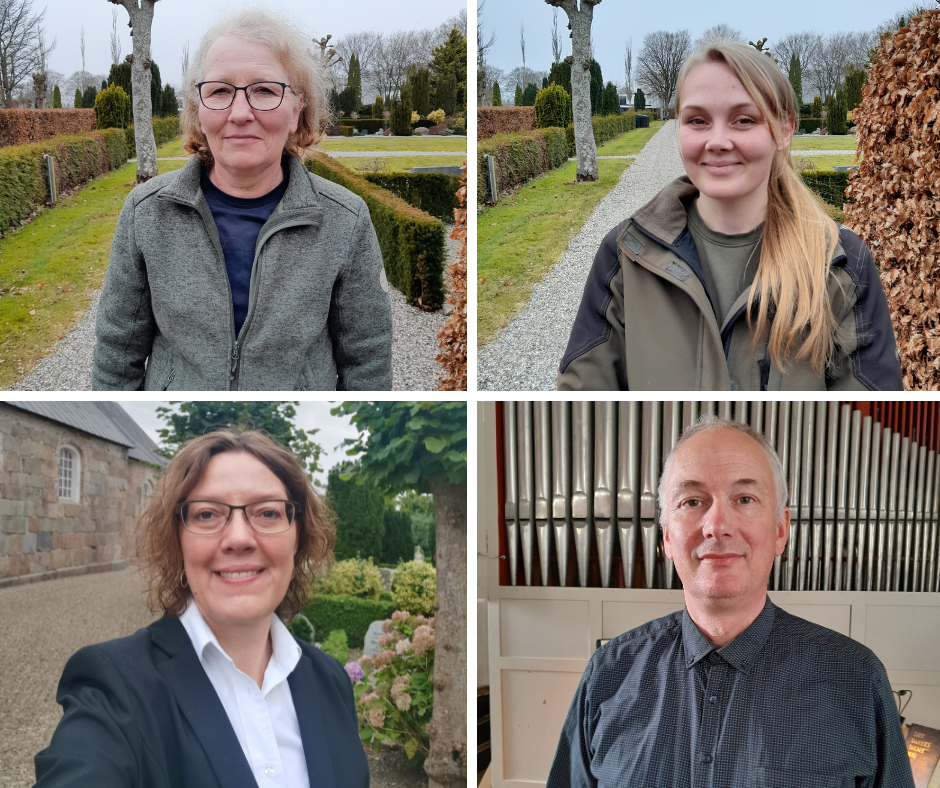 Billeder af de 4 ansatte