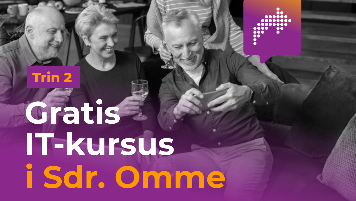 Reklame for gratis IT-kursus i Sdr. Omme